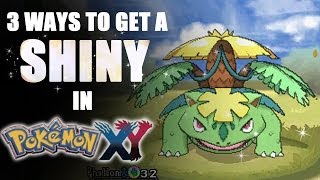 3 Ways to Get a Shiny Pokémon in X amp Y  Tamashii Hiroka [upl. by Oijimer649]