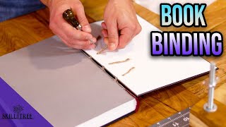 Book Binding DIY  Making a book from scratch [upl. by Darrick]