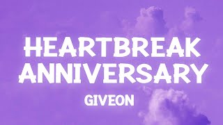 giveon  heartbreak anniversary Slowed Lyrics [upl. by Tehc]