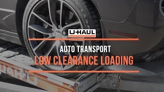 Auto Transport Low Clearance Loading [upl. by Carling]