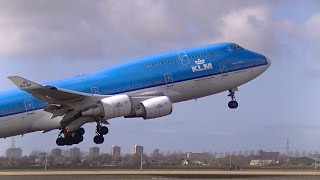 Vliegtuigen Spotten op Schiphol  Prachtige Dag [upl. by Enilamme]