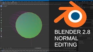 Blender 28 Normal Editing [upl. by Ketty]