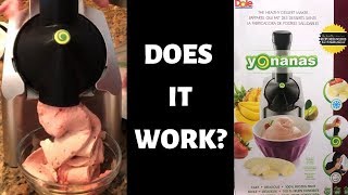 Yonanas Healthy Frozen Dessert Maker Review [upl. by Htinnek]