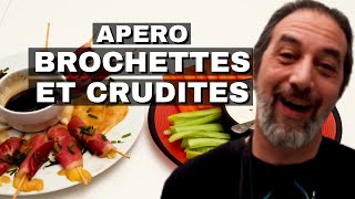 Brochettes Apéro 🍷 Bœuf Fromage et crudités  alain belamiri  cuisine épices et tout [upl. by Lierbag]