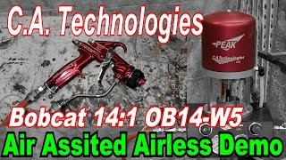 CA Technologies Air Assisted Airless Demo [upl. by Attinahs]