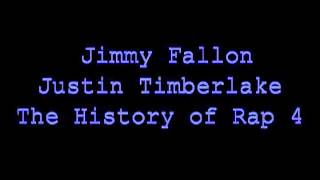 Jimmy Fallon amp Justin Timberlake  The History of Rap 4 [upl. by Huoh]