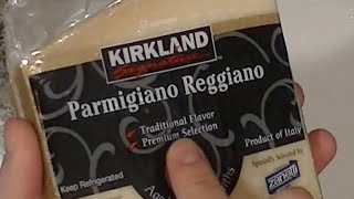 Real Parmesan Cheese Parmigiano Reggiano From Costco Review [upl. by Caroline]