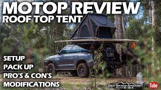 The Best Rooftop Tent  Motop Review [upl. by Helbon143]