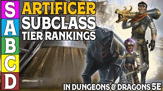 Artificer Subclass Tier Rankings in DampD 5e [upl. by Leonora]