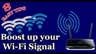 How to Boost up WiFi Signal 8 Simple Tips [upl. by Barfuss]