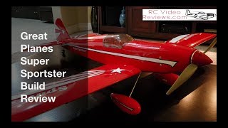 Great Planes Super Sportster RC Plane Build Review [upl. by Rochella]