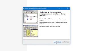 How to Install emu8086 Microprocessor Assembler and Emulator on Windows 10 [upl. by Nnylsia]