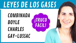 LEYES de los GASES 🎈 TRUCO FÁCIL para Aprender las Fórmulas [upl. by Mchenry]