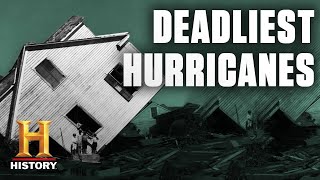 Deadliest Hurricanes in US History  History [upl. by Ymaral]