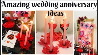 romantic wedding anniversary ideas at home [upl. by Atter]