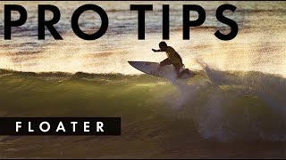 How to do a Floater with CJ Hobgood [upl. by Yerot]