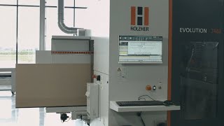 Vertical CNC machines for wood processing  EVOLUTION series from HOLZHER [upl. by Itagaki]