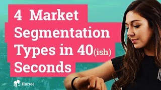 4 Market Segmentation Types in 40ish Seconds [upl. by Neelyam]