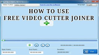 HOW TO USE FREE VIDEO CUTTER JOINER [upl. by Colas]