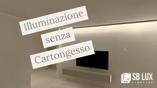 Illuminazione Senza Cartongesso  Metodo Luce 3D [upl. by Malloy905]