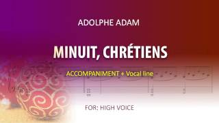 Minuit chrétiens  Instrumental  Adolphe Adam  High Voice [upl. by Punak]