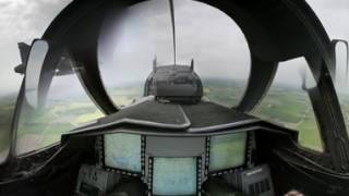 360 video with Gripen pilot [upl. by Euqinoj]