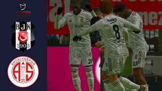 Beşiktaş  Antalyaspor Maç Özeti  Süper Lig 2425 [upl. by Uzzial]