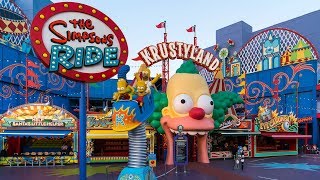 The Simpsons Ride  Universal Studios [upl. by Analle]