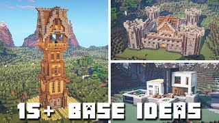 Minecraft Survival Best Builds and Bases [upl. by Ayhdiv]