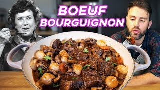 Julia Childs Boeuf Bourguignon  Jamie amp Julia [upl. by Notterb]