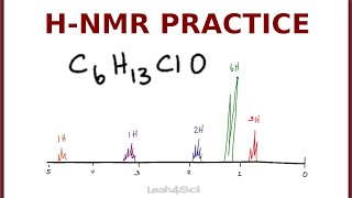 HNMR Predicting Molecular Structure Using Formula  Graph [upl. by Winola]