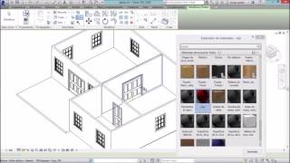 APLICAR MATERIALES EN REVIT [upl. by Urson]