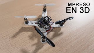 Mini drone impreso en 3D [upl. by Kerred]