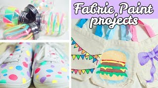 What to Make With Fabric Paint [upl. by Oirottiv734]