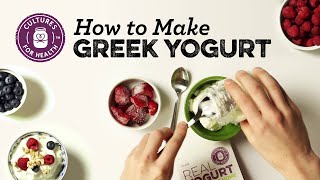 How to Make Greek Yogurt [upl. by Kawasaki]