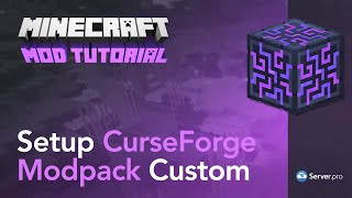 How to Install Custom CurseForge Modpack on Your Server  Minecraft Java [upl. by Dareg]