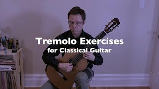 Tremolo Lesson and Exercises Classical Guitar Tutorial [upl. by Guria595]