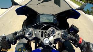 2022 Yamaha R3 Top Speed All stock [upl. by Gervais]