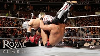 WWE Network Kalisto vs Alberto Del Rio  US Title Match Royal Rumble 2016 [upl. by Hayotal]