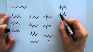 The 18 Isomers of Octane C8H18 DRAWN for you [upl. by Magda]