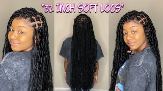 Tutorial  Extended 32” Soft Locs Tutorial [upl. by Nair]