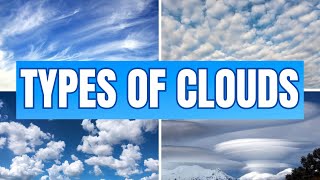 Cloud types stratus cumulus cirrus nimbus  strange formations [upl. by Hgielek]