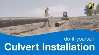 DoItYourself Culvert Installation Guide by Prinsco [upl. by Takara]