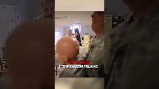 Military base active shooter scenario training‼️🤯 military army combat war [upl. by Ile821]