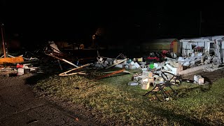 Barnsdall OK Tornado Damage [upl. by Ingalls]