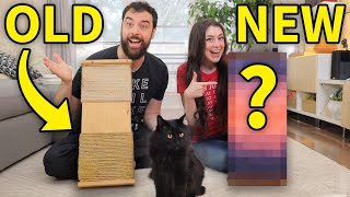 DIY Retry Remaking our first cat scratching post [upl. by Kcirdneked97]