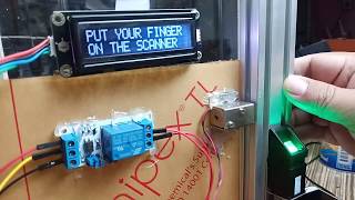 How to make Fingerprint Door Lock with Arduino  DFRobot [upl. by Therron]