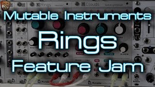 Mutable Instruments  Rings Feature Jam [upl. by Nylg]