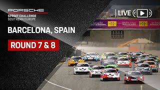 Barcelona Round 7 amp 8  Porsche Sprint Challenge Southern Europe 2025 [upl. by Dobrinsky]