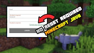 Minecraft Java  How To Retrieve Forgotten Minecraft Password [upl. by Danby959]